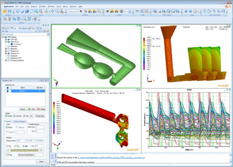 La solution de simulation de fonderie dans Visual-Environment.