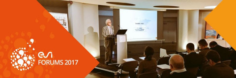 Alain de Rouvray, cofondateur et Président Directeur Général d’ESI Group, présentant la vision de l&#039;entreprise lors de l’ESI Forum en France, l&#039;année dernière à Versailles.