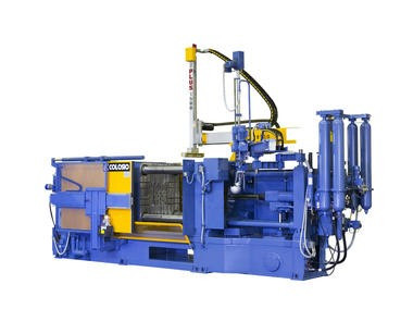 Machine Colosio entièrement numérique - pour la coulée sous pression d&#039;aluminium, du laiton, du zinc et des alliages de magnésium.